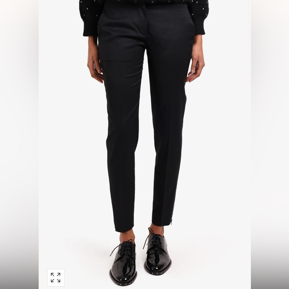 Stella McCartney Black Wool Pencil Pants XS (IT 36) - Picture 1 of 11